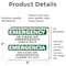 Signmission Safety Culture Sign, 5 in Width, Vinyl Decal, Rectangle, Bilingual OS-2PACK-EM-D-35-L-10337 - alternate 6